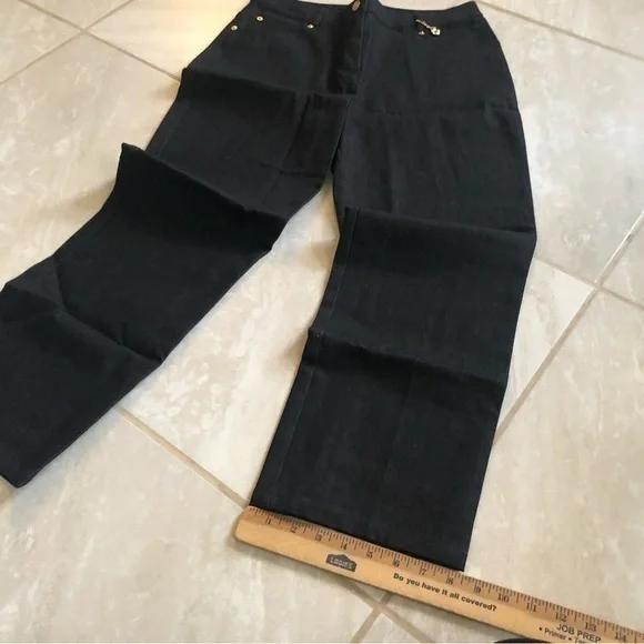 St John Jeans Wide Leg Jeans Size 8 - Picture 8 of 9